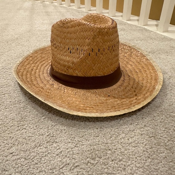 Woven Hat with Black Band - Picture 2 of 8